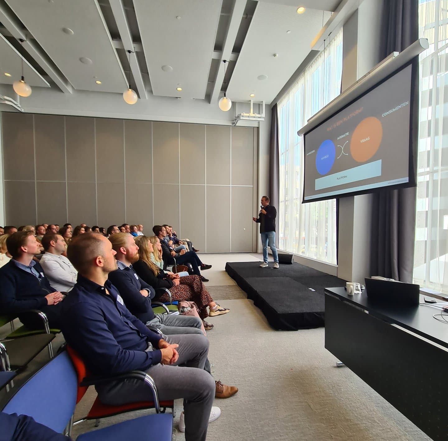 Jeroen Heerema spreekt op de allereerste editie van het Productowner.nl event in 2022